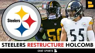 Steelers RESTRUCTURE Cole Holcomb&rsquo;s Deal | What This Means For Elandon Roberts + Updated Cap Space