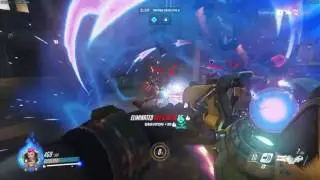 Defending Kings Row With Zarya - Overwatch Highlight