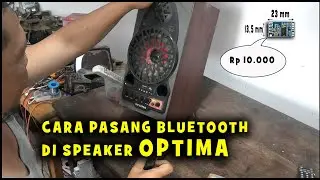 cara pasang bluetooth di speaker aktif optima ,bersih tanpa gangguan noise / dengung.