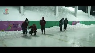 Khelo India Winter Games Gulmarg 2023 || Ice Stock.