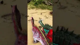 FAMILIA PARASAURIO :( #shorts #ark