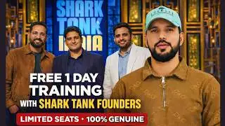 1️⃣ FREE 1 Day Training with Shark Tank Founders 😱 | 10+2 Pass | All India 🇮🇳 Limited Seats