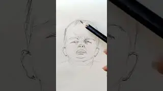 How to draw a crying baby's face 😭✏️ #drawingtips #portraitdrawing #facedrawing #howtodrawaface #kid