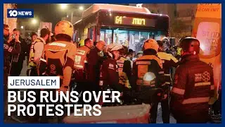 Teen Killed After Bus Runs Over Ultra-Orthodox Protesters In Jerusalem | 10 News