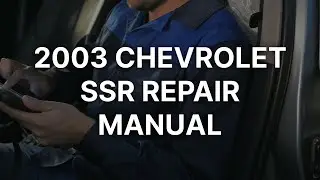 Repair manual online   2003 Chevrolet SSR @1924matmatina