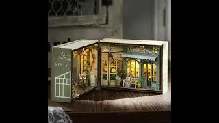 🏡✨ Art Deco Bah&ccedil;e Minyat&uuml;r Ev Yapım Seti  Kendi Zarif Bah&ccedil;enizi Yaratın! 🌿🎨