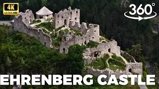 EHRENBERG CASTLE RUINS, 360&ordm; VIEW 4k, Insta 360 X3 camera