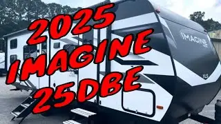 NEW 2025 GRAND DESIGN IMAGINE XLS 25DBE TRAVEL TRAILER Dodd RV BUNK BEDS SOLAR WALKTHROUGH UPDATED