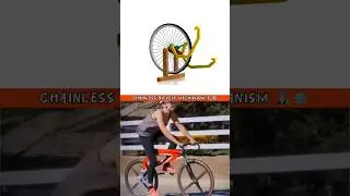 Chainless bicycle mechanism 🚴⚙️ #3danimation #animation #mechanical #engineering #3d 🔥