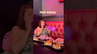Public Balloon Blowing #balloon #inflation #amandalynn