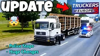 Новое обновление Truckers of Europe 3 &mdash; новые полицейские контрольно-пропускные пункты и дата вых...
