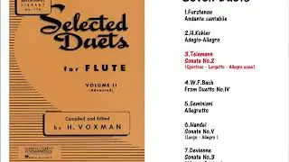 Telemann テレマン　Sonata No.2 （fuga duo）フーガ