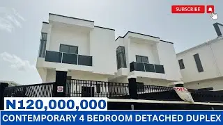 House for Sale in Lekki, Lagos Nigeria: Contemporary 4 Bedroom Detached Duplex for Sale in Ajah