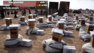 IOM responds Mosul displacement with winter non-food item kits distribution