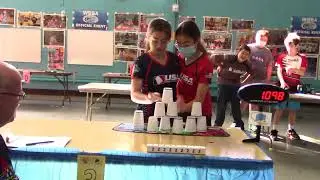 Overall Doubles Sport Stacking World Record 7.509 (Kaitlyn Quinn & Sarah Quinn)