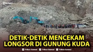 🔴Detik-detik MENCEKAM! Longsor Gunung Kuda Cirebon, Puluhan Orang Diduga Tertimbun MASIH EVAKUASI