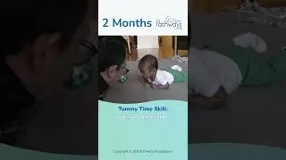 2 Month Tummy Time Milestones: What to Watch For #shorts