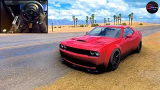 Liberty Walk Dodge Challenger SRT Hellcat - Forza Horizon 5 | Thrustmaster T300RS Gameplay