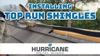 Ridge Shingles *LIVE INSTALL* Hurricane Metal Shake 