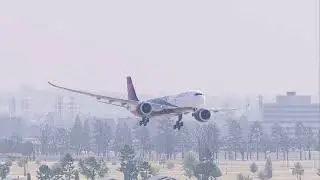 Delta Landing in LOS ANGELES