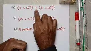 Part 9/5  Addition and subtraction with scientific notation