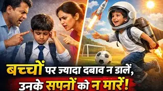 बच्चों पर दबाव नहीं, सपनों को उड़ान दो l माता-पिता ध्यान दें! बच्चों पर अपना सपना मत थोपिए |