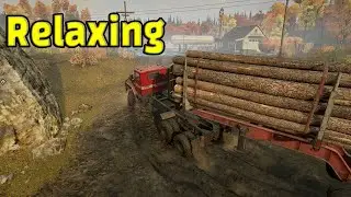 Chill Vibes Snowrunner | Logging Is Relaxing
