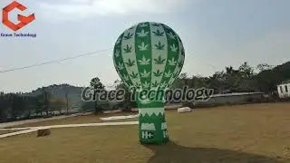 Advertising Inflatable Hot Air Balloon, Roof Top Inflatable Ground Balloon, Custom Cold Air Balloon