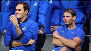 Roger Federer & Rafael Nadal double interview, after the last match of Roger's career, Fedal forever