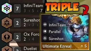 7 INFINITEAM TRIPLE ULTIMATE EZREAL CARRY | TFT Set 8.5