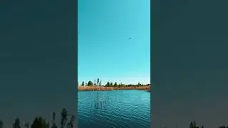 Landscape Lake Blue Sky | No copyright Nature Background video