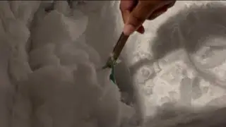 CRISPY DEEP FREEZER FROST AND EDGES #hff #iceasmr