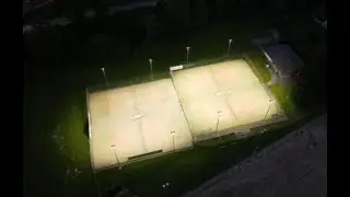 Referenz LED-Beleuchtung Tennisfelder TC Rothrist