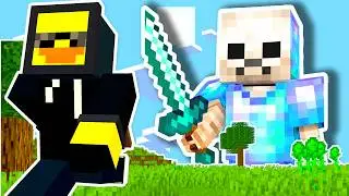 Minecraft Manhunt But The Hunter Is AI