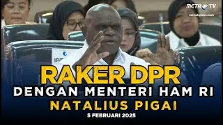 BREAKING NEWS - KOMISI XIII DPR RI RAPAT KERJA DENGAN MENTERI HAM RI NATALIUS PIGAI.