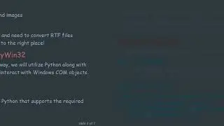 How to Easily Convert RTF to Docx Using Python