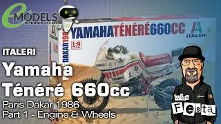 Italeri 1:9 Yamaha Ténéré 660cc Paris Dakar 1986 - Part 1- #4642