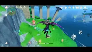 Windborne Steps: Gentle Genshin Impact Exploration in Mondstadt's Scenic Fields