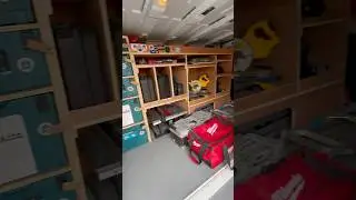 My first van racking, full video on the channel 😁 #construction #organization #satisfying #diy
