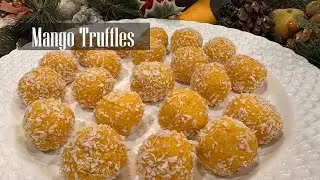 Mango Truffles || 3 Ingredients Mango Delight || Mango Coconut Dessert Recipe -RKC