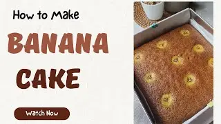 🍌 Banana Cake Premix &mdash; Soft, Moist & Super Easy!