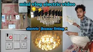 Electric jhumar board fitting setup Rehla Jharkhand  vlog electric video #jhumar setup#viralvideo 