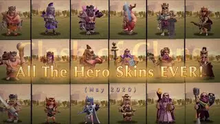 All The Hero Skins EVER! May 2020 Clash of Clans #ClashofClans Gold Pass