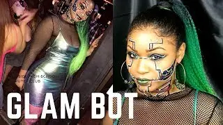 Glam Bot/Cyborg/Android Hair & Makeup Tutorial