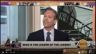 Max Kellerman AMUSED Who is the leader of the Lakers? | FIRST TAKE 7/15/2019