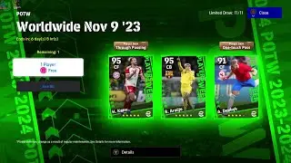 eFootball 24 - Worldwide Nov 9 '23 Pack Opening