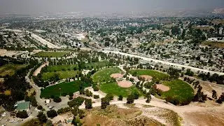 Saugus, Central Park, Santa Clarita Valley, California, Drone Views