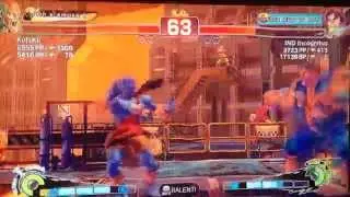 Ultra street fighter 4 (kofski) dhalsim vs (IND Incognitus) T. Hawk