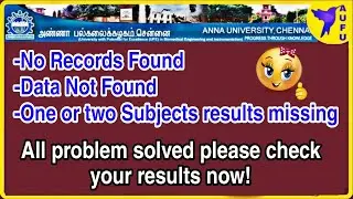 Anna university all results problem solved All issues cleared check your results 👍