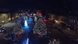 The Main Street Light Extravaganza on Poplar St | Christmas Lights